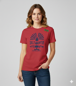 Camisetas Extra Grandes Personalizadas de Manga Corta para Mujer con Logotipo Bajo Demanda, 100% Algodón, Tops de Verano - Product Image 4