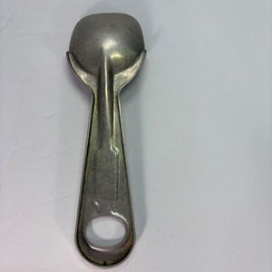 Cuchara de Aluminio Fundido Vintage para Grasa y Helado, Cuchara Metálica Resistente - Product Image 1