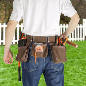Multifunctional Oxford <b>Leather</b> Construction <b>Tool</b> Belt Bag Nylon Waist <b>Tool</b> Belt Bag <b>Tool</b> Belt Bag - Product Image 6