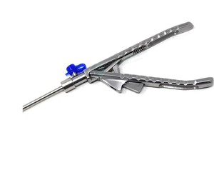 Ensemble d'instruments laparoscopiques manuels en acier inoxydable de type Ethicon, porte-aiguille à mâchoires droites modèle SSAH-901, taille longue, réutilisable - Product Image 5