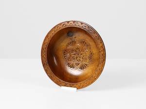 Tazón de madera hecho a mano con borde tallado, diseño tradicional chino para servir comida al precio más bajo por AALIYAN IMPEX - Product Image 5