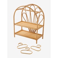 Armoire en bambou pour poupées, style mini-jouet, échelle 1:8, couleur beige, vente en gros au Vietnam