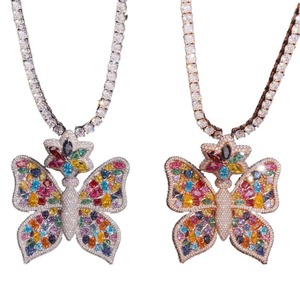 Collar con Colgante de Moissanita Chapado en Rodio de Plata de Ley 925, Alternativa Brillante al Diamante, para Mujer, Regalo de Boda, Joyería - Product Image 1