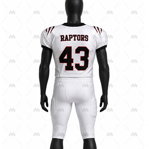 Ensemble d'uniformes de football américain personnalisés, séchage rapide, respirant, maillot d'équipe pour adultes, taille plus - Product Image 4