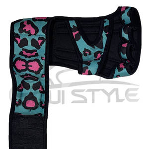 ถุงมือออกกำลังกายแบบไร้นิ้ว ถุงมือยิมกันลื่นนีโอพรีนพร้อมสายรัดข้อมือ ถุงมือฝึกซ้อมเพาะกายยกน้ำหนักแบบระบายอากาศได้ - Product Image 3