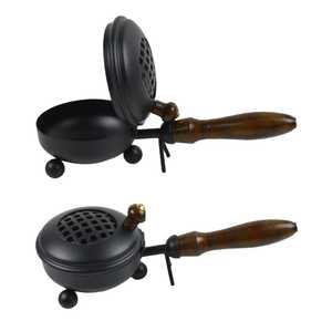 Unique Design Sandalwood Incense Burner Metal Aromatic <b>Diffuser</b> <b>With</b> Brass Insert For Aromatherapy Use All Season - Product Image 6