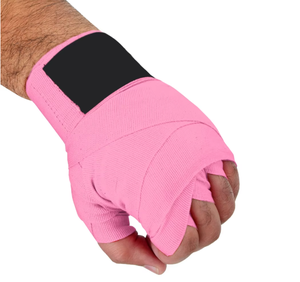 Attelle de poignet en néoprène rose, réglable avec fermeture auto-agrippante, respirante, protection professionnelle pour l'entraînement musculaire et la musculation - Product Image 4
