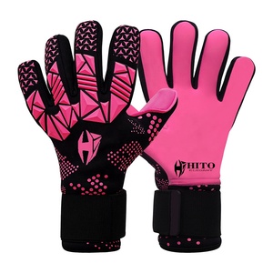 Gants de gardien de but de football personnalisés de qualité supérieure 2026, paume avant en latex allemand, dos en silicone imprimé, sangle intégrée, enveloppe pour le pouce - Product Image 6