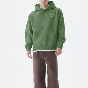 Sudadera con capucha extragrande de mezcla de algodón de alta calidad para hombre, cómoda y de ajuste relajado, con bolsillo y costuras duraderas. - Product Image 3