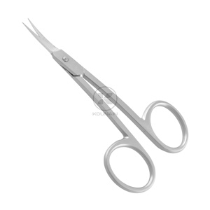KOUNAIN-Ciseaux à cuticules courbés en acier inoxydable 3.5 J2, outil de beauté pour le soin des ongles du visage, 420 pouces - Product Image 1