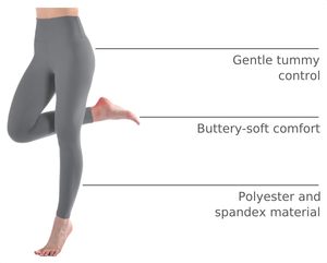 Women's Comfortable Spandex/Polyester Stretch Leggings High Waist Eco-Friendly Quick Dry 180g Everyday Casual Lounge Workout - Product Image 5