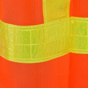 Gilet de sécurité respirant, réfléchissant, haute visibilité, personnalisable, unisexe, en polyester et maille, imprimé à l'écran - Product Image 3