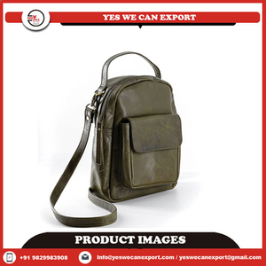 2026 New Luxury 100% Genuine Leather Vintage New Fashion One Side Crossbody Messenger Sling Bags For Business Travel Accessories - Product Image 4