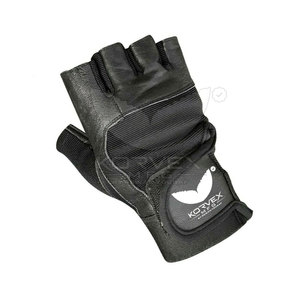 Professional Half Finger <b>Leather</b> Gym <b>Gloves</b> Breathable Training Hand Protection Padded Grip Support Fitness Weightlifting - Product Image 3