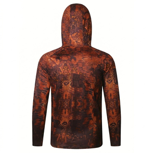 Sweat à capuche pour hommes, protection solaire, vêtements d'extérieur, léger, coupe confortable, à manches longues, pour la pêche et la chasse - Product Image 3