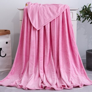 Wholesale Microfiber Throw <b>Blanket</b> Flannel Fleece Soft <b>Warm</b> <b>Blanket</b> Solid Color Machine Washable Factory Supply - Product Image 5