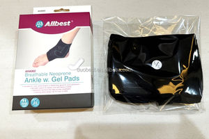 Protège-cheville de sport essentiel en néoprène et caoutchouc pour les athlètes et les amateurs de fitness offrant une protection de haut niveau - Product Image 3