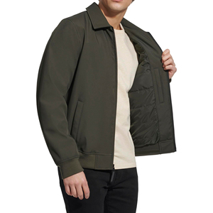 New Arrival Men Stand Collar Front Logo Eco-Friendly <b>Waterproof</b> Windproof Autumn Casual Fit Outdoor Streetwear <b>Warm</b> <b>Jacket</b> - Product Image 5