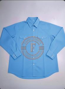 Chemise de travail blanche unie de haute qualité pour hommes, chemise formelle sociale pour le bureau, vente en gros - Product Image 2