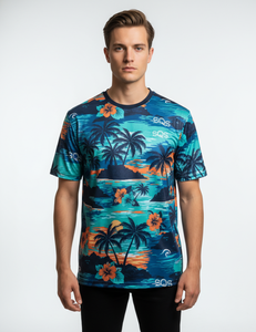 Unique Design Customized Color Men Silk Screen Printed 100% <b>Polyester</b> Eco-Friendly Lightweight Quick Dry Breathable <b>T</b>-<b>Shirt</b> - Product Image 1