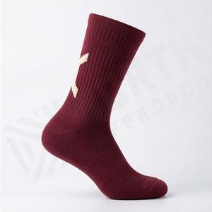 High Quality Crew Sports <b>Socks</b> Custom Logo Basketball <b>Socks</b> Customized Color Breathable Athletic Performance Cushion Gym Gear - Product Image 3