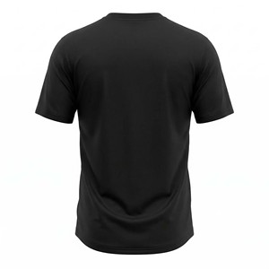 Men's Lightweight Workout Tee Polyester Spandex Blend Drop Shoulder Athletic Fit Streetwear T-<b>Shirt</b> - Product Image 3