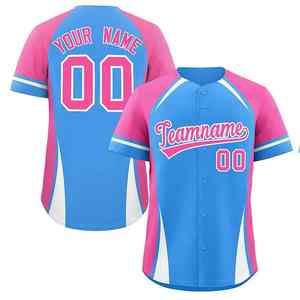 Uniforme de Béisbol de Alta Calidad, Mejor Precio, Nueva Llegada, Ropa Deportiva, Tela 100% Poliéster, Corta, Absorbente de Humedad, Cuello en V, Personalizable para Equipos - Product Image 4
