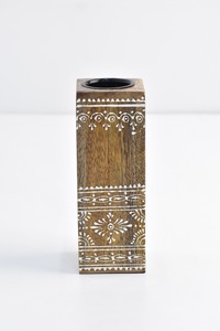 Premium Arabic Resin Incense Burner with Wood Grain Design for <b>Oud</b> <b>Bakhoor</b> Home Decoration and Prayer Rituals - Product Image 2