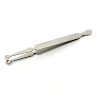 Pince à percer professionnelle de 11,5 cm en acier inoxydable mat et brillant, pinces de maintien pour perles, outils de piercing corporel