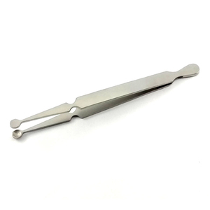 Pince à percer professionnelle de 11,5 cm en acier inoxydable mat et brillant, pinces de maintien pour perles, outils de piercing corporel - Product Image 6