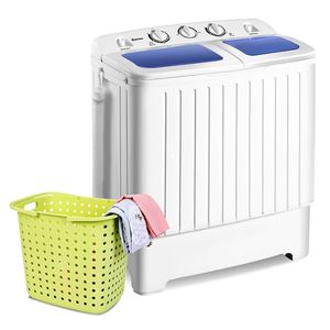 Mini Lavatrice Compatta a Doppia Vasca da 20 Libbre per Uso Domestico - Product Image 1