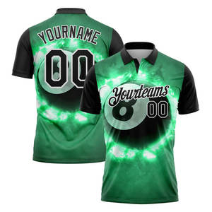 Maillot de performance pour billard, snooker, football – Impression numérique frontale du nom de l'équipe – 100 % polyester unisexe - Product Image 4