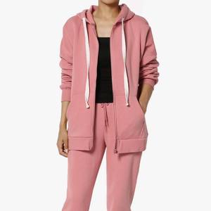 Women's <b>Drop</b> Shoulder Relaxed Fit Fleece Pullover Sweatshirts with Front Pocket Hoodies Women's Hoodies & Sweatshirts - Product Image 2