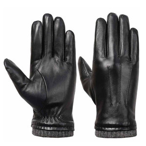 Gants professionnels en cuir de mouton pour hommes, respirants, compatibles écran tactile, pour l'extérieur, décontractés, chauds, usage quotidien, quatre saisons - Product Image 1
