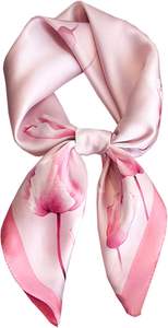 Pañuelo/Bandana de Alta Calidad Personalizado para Fiesta, para Mujer, Pañuelo Cuadrado para la Cabeza, Envoltura para el Cabello, Pañuelo para el Cuello, Sensación Suave de Satén, Estampado Elegante - Product Image 2