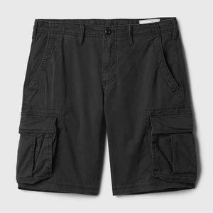 Shorts cargo pour hommes, couleur noire, service OEM, respirant, séchage rapide, coton de haute qualité, avec logo personnalisé, shorts cargo pour hommes - Product Image 3