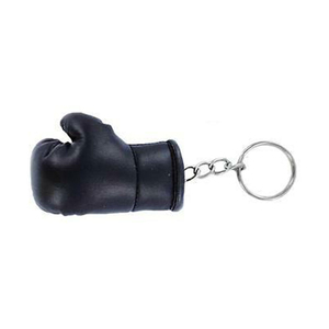 Mini Guantes de Boxeo de Piel Sintética Rojos y Negros, Accesorio de Llavero Unisex - Product Image 2