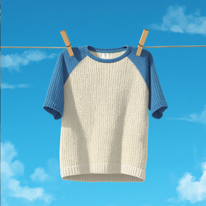 เสื้อยืดแขนยาวทรงปกติแบบถักสำหรับผู้ชาย - Product Image 3