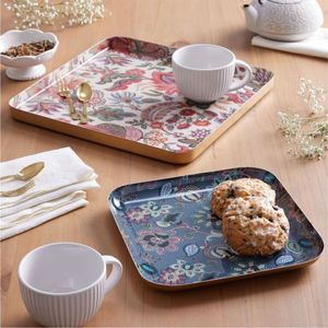 Plateau de service en cuivre martelé à la main de luxe, bord ondulé, plat décoratif pour la maison, l'hôtel, les mariages, la table, la décoration de comptoir - Product Image 3