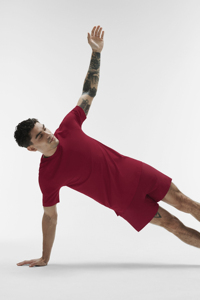 T-shirt en coton uni pour homme, col rond, manches courtes, décontracté, basique, respirant, doux, vêtement tendance - Product Image 4