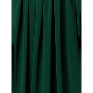 Fabuleux vert foncé paillettes Georgette robe de soirée Lehenga Choli pour tenue de soirée - Product Image 2