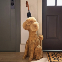 Panier en rotin au design adorable de chiot, mobilier de chambre d'enfant, rangement pour jouets et vêtements, magnifique artisanat tressé à la main, vente en gros