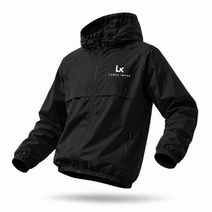 Men Outdoor Windproof Waterproof Windbreaker <b>Jacket</b> <b>Lightweight</b> Breathable Zip Up Hooded Sports Running Cycling Trekking <b>Jacket</b> - Product Image 1