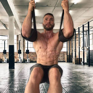 Sangles abdominales de haute qualité avec support de bras rembourré, légères et réglables en nylon/polyester pour des séances d'haltérophilie confortables - Product Image 5