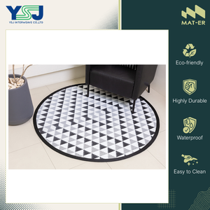 Fabriqué en Thaïlande, tapis d'extérieur de qualité supérieure, imperméable, résistant à la corrosion, 100% polypropylène, tapis rond - Product Image 2