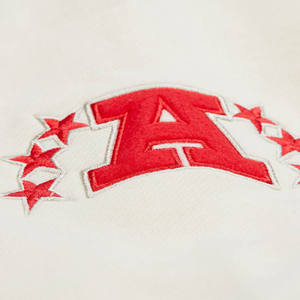 Chaquetas para hombre OEM con logotipo bordado personalizado, chaqueta informal estilo béisbol clásica con botones, chaquetas Letterman para hombre - Product Image 4