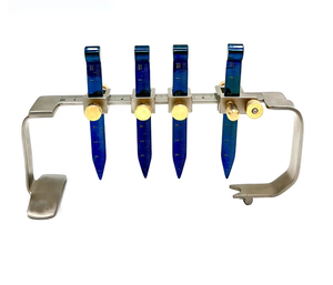 เครื่องวัดความโค้งจมูกแบบแมนนวล Davis Nasal Projectometer ผลิตจากสแตนเลส ได้รับการรับรองมาตรฐาน CE สำหรับการผ่าตัดเสริมจมูก การผ่าตัดจมูก และเครื่องมือผ่าตัดทางจักษุวิทยาและหู คอ จมูก - Product Image 2