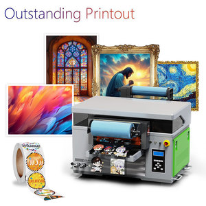 A2 UV Printer Industrial And Commercial High Quality Digital XP600 UV Flatbed Printer 40cm UV DTF Roll To Roll Printer - Product Image 3