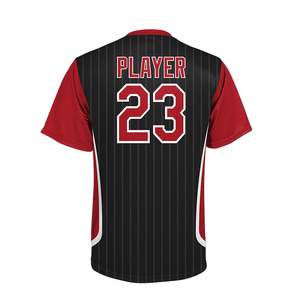 Camiseta de Béisbol Personalizada de Alta Calidad con Logotipo y Nombre al por Mayor, Camiseta de Béisbol Juvenil Personalizada, Camisetas de Béisbol 100% Poliéster - Product Image 2