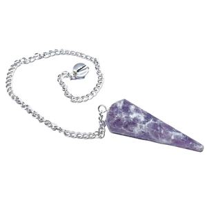 Fournisseurs de sorcellerie Amazonite naturelle en gros Pendule à 12 facettes | Pendules de radiesthésie Pendules en cristal à vendre - Product Image 4